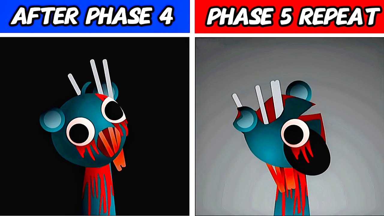 Sprunki AFTER PHASE 4 And PHASE 5 REPEAT Everyone Characters