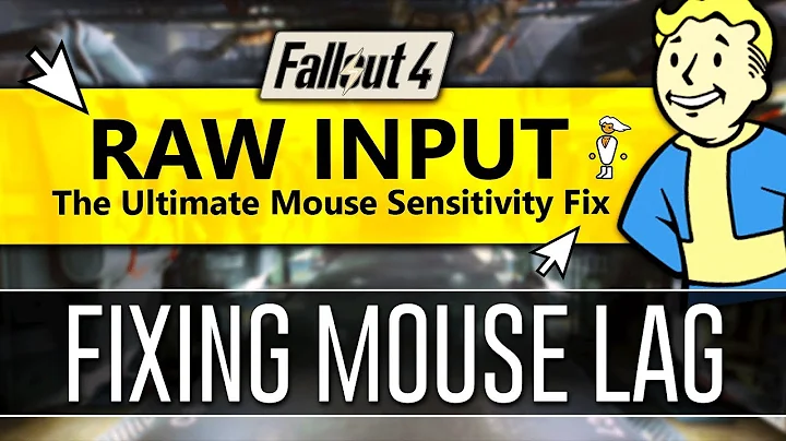 How to Disable Mouse Acceleration in Fallout 4 - RAW INPUT! (2018)