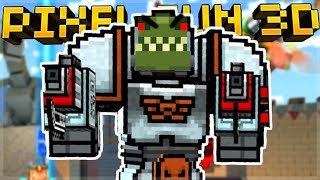 DESTROYING EVERYONE WITH THE BATTLE MECH! | Pixel Gun 3D screenshot 4