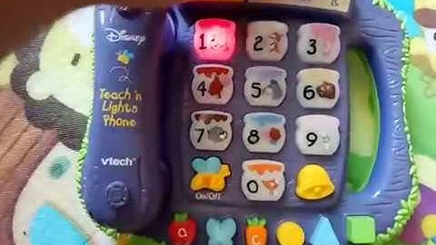 Телефон обучающий Vtech Винни Disney. Phone learning Winnie the Pooh
