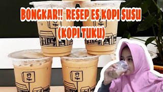 BONGKAR RESEP ES KOPI SUSU KEKINIAN ALA KOPI TUKU!!  - REVIEW ES KOPI TUKU - KOPI KULO
