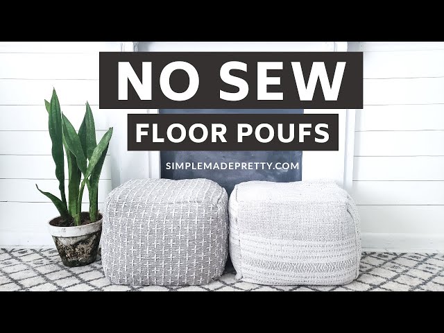 Learn How to Sew Stackable Floor Cushions