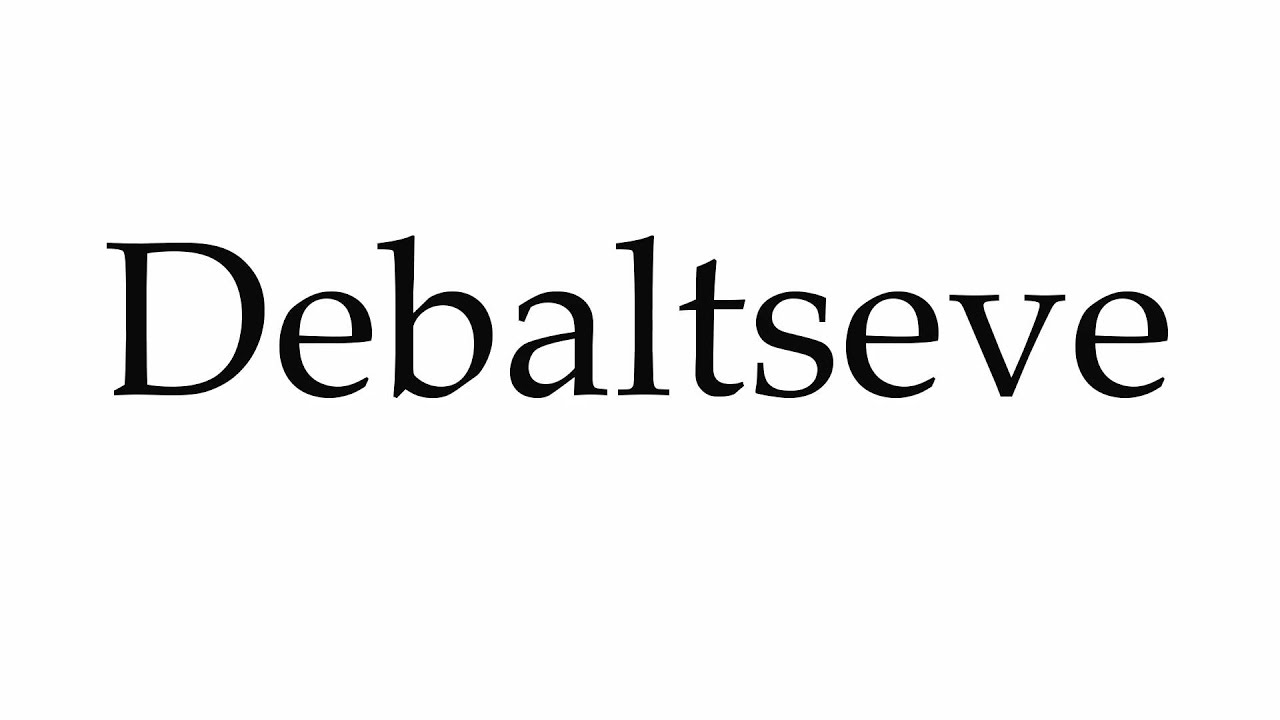 Debaltseve pronunciation