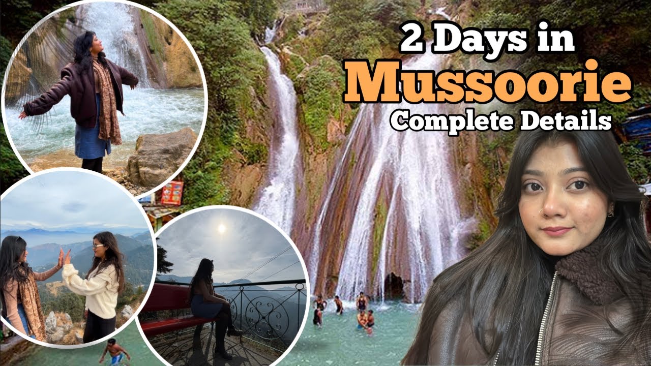 2 days in mussoorie vlog | part 2 | kempty falls, mall road, Dalai Hills | samreen gallery 