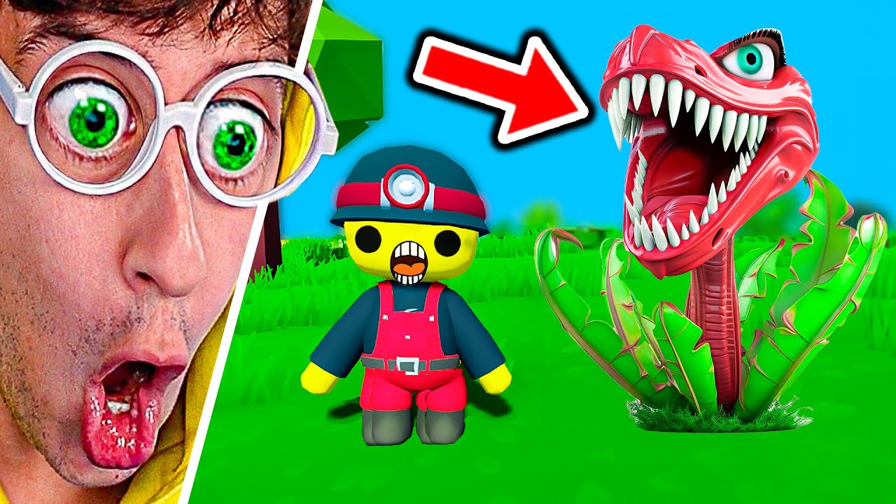 Planta Carnivora nos Ataca 🌳🍄💀!! (ayuda 😭) - Wobbly Life #61