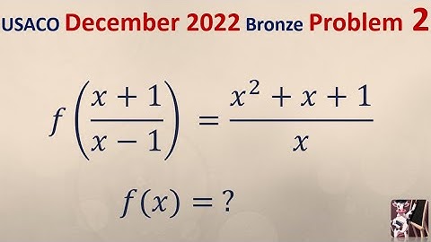 USACO December 2022 Bronze Problem 2 First Contest Course Classes Training Computing Olympiad Guide