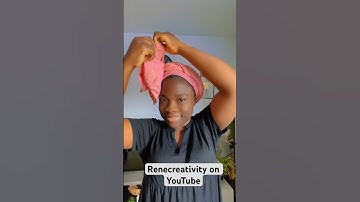Quick Gele Headwrap Tutorial #youtubeshorts #tutorial #easytutorial #headwrap