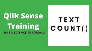 Qlik Sense Text Count Function | Qlik Sense Training