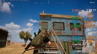 GeForce GTX 1660 -- AMD Ryzen 5 5600G -- PUBG FPS Test