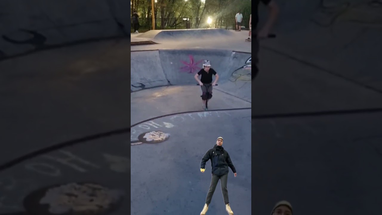 Немного дефа в открытом парке 