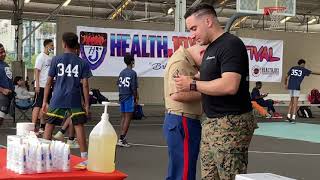 US Marines & Athletic drills.