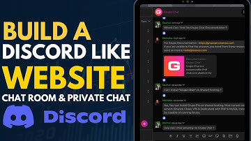 Build a website like a discord for Grupo Chat - Chat Room & Private Chat
