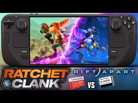 Ratchet and Clank: Rift Apart on Steam Deck - SSD vs MicroSD - VERIFIED - Any Good?
