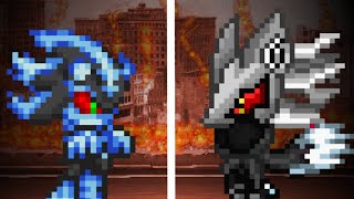 Mephiles VS Infinite | Sprite Battle