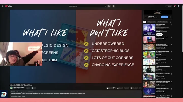 Anbernic RG DS Keeps Disappointing