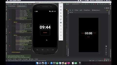 Count Down Timer. temporizador en  Android Studio.