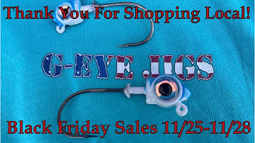 New G-Eye Jigs with Victory Hooks!