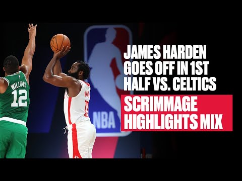 James Harden Drains 7 3-Pointers In The First Half vs. Celtics