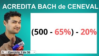 Ejercicio 1 de 39 | ACREDITA BACH de CENEVAL