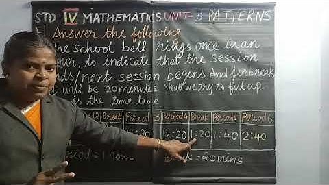 4th std MATH TERM -1 unit 3 PATTERNS (Part 3/3)Samacheer English Medium