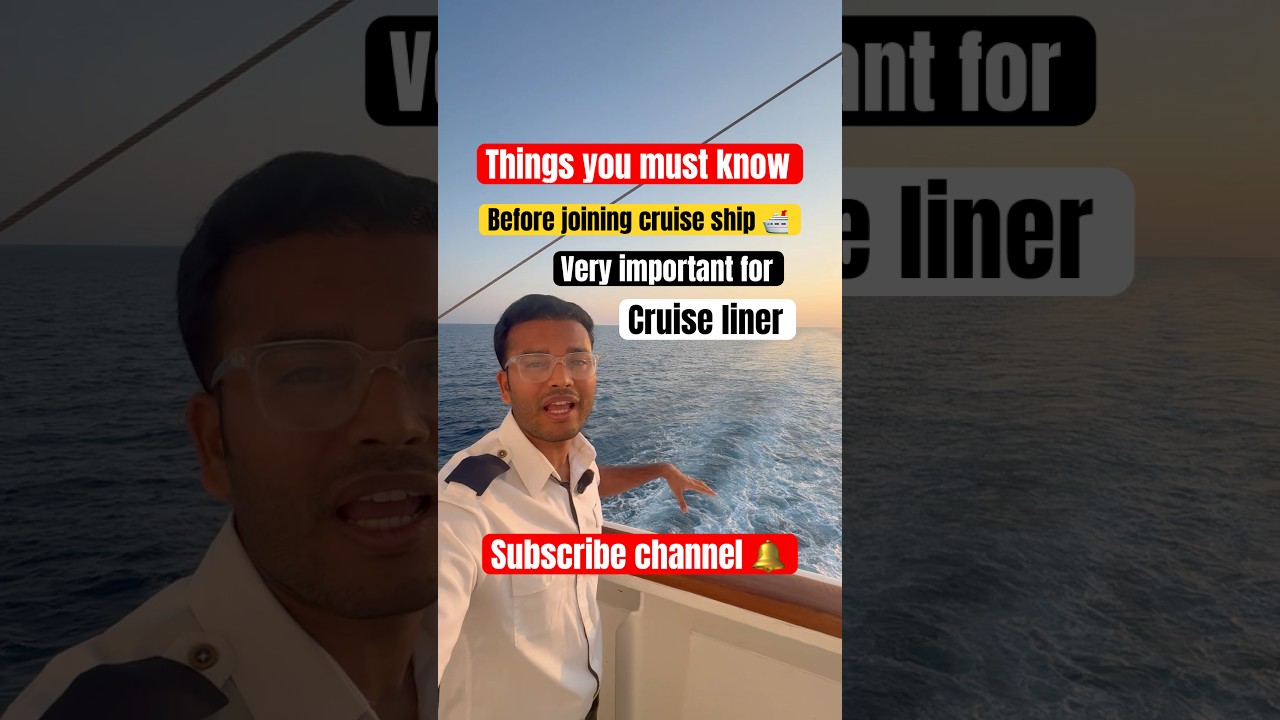 Things you should know before joining cruise ship 🛳️ #cruiseliner #cruiselife #shorts