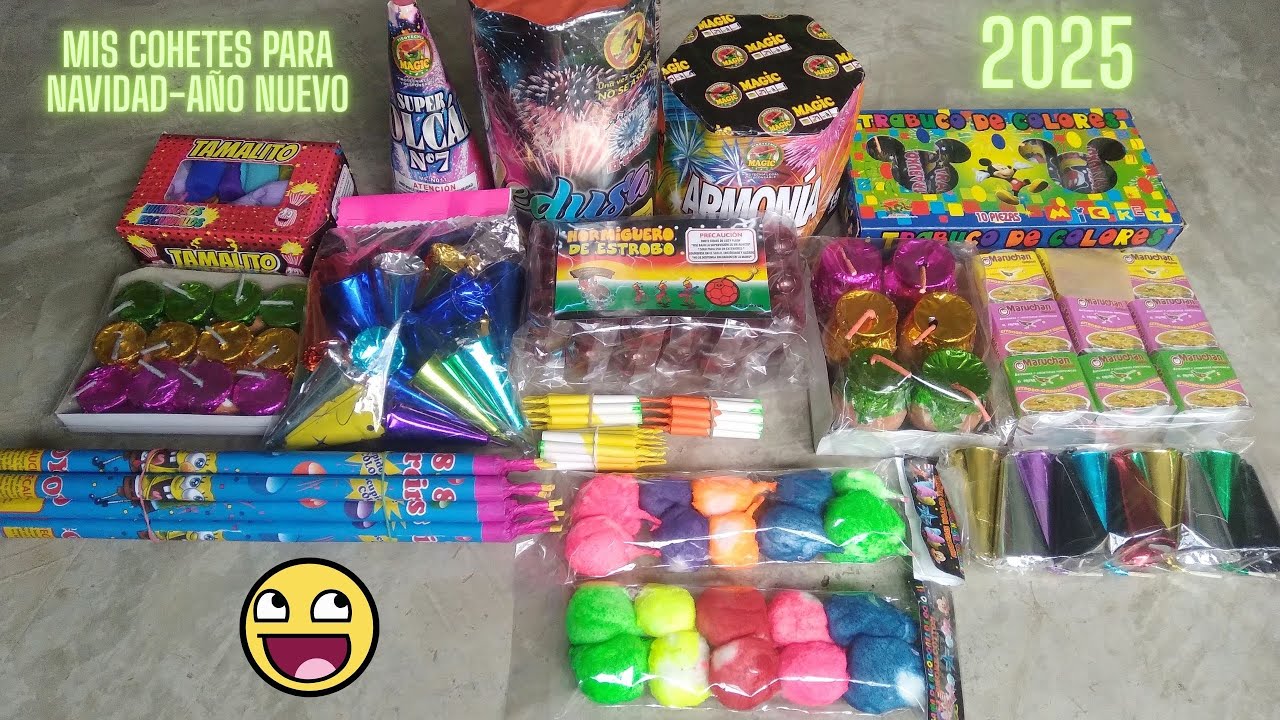 Mis cohetes para Navidad y fin de año 2025🎆