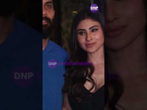 Mouni Roy poses with husband and looks all glam  || DNP ENTERTAINMENT