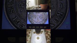 1950 10 Cent Coin Hong kong