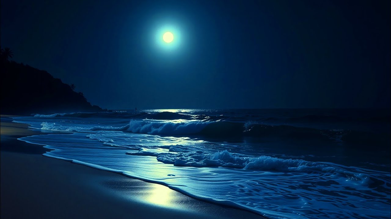 Ocean Sounds for Sleep No Music 🌊 Calm Waves All Night for Deep Rest