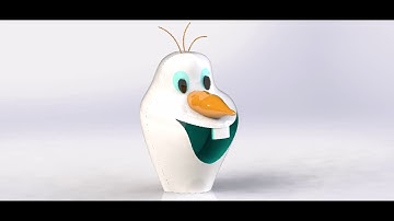 Do you wanna build the snowman olaf Solidworks