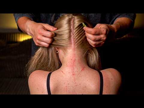 ASMR | Nape & Head Attention for Anxiety Relief + Sleep 💤 (No Talking)
