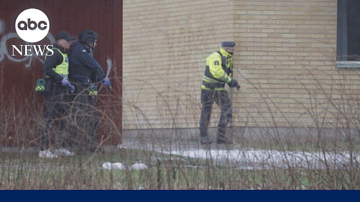 5 shot at adult education facility in Sweden, police say