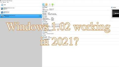 | Windows 1.02 working in 2021? | How to install ! |