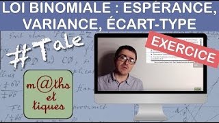 EXERCISE: Calculate the expectation, variance and standard deviation for a binomial distribution ...