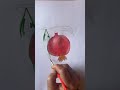 Draw a Pomegranate  #art #drawing YouTube Shorts