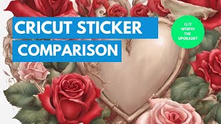 Cricut Sticker Function Battle: Online Sticker Paper vs Cricut Sticker paper I Fun Test and Review!
