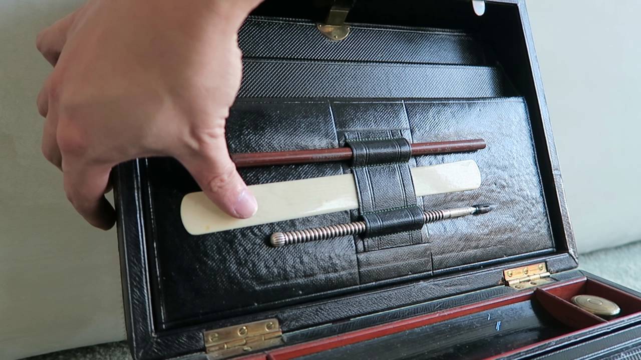 Gentleman's Writing Box. Ca. 1880.