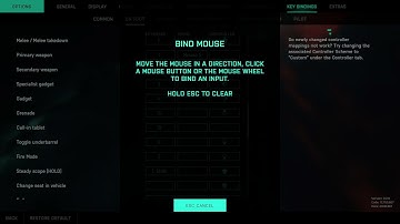 [Solved]Battlefield 2042 : How can I reset keybindings? (no commentary)