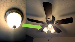 How To Install Ceiling Fan Quick and Easy! | Full Walkthrough