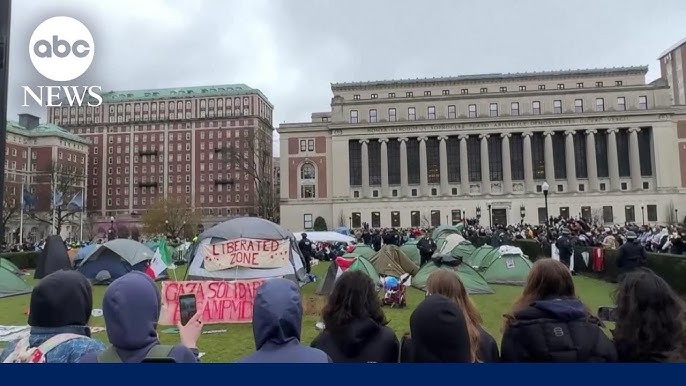 Tensions High As Pro Palestinian Protests Continue At Columbia University