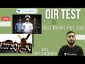 OIR Test And Best Books For SSB | SSB Interview Screening | SSB Preparation by Arpit Chaudhary