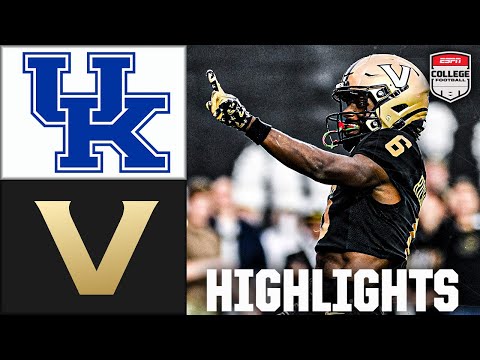 Kentucky Wildcats vs. Vanderbilt Commodores | Full Game Highlights | ESPN College Football