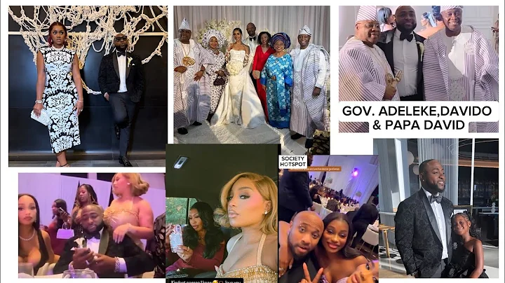 Davido and Chioma melt hearts at Davido's brother Nicholas 's wedding in Atlanta Georgia america.
