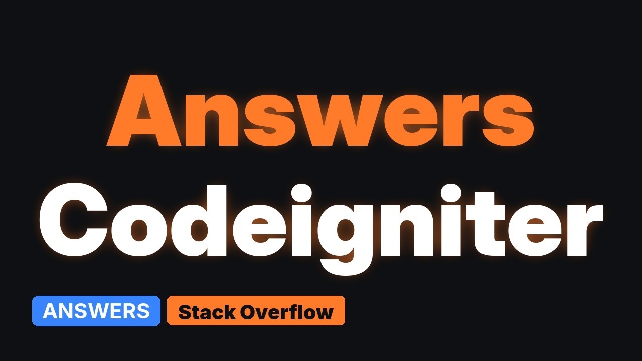 codeigniter set databse name in database config from session - YouTube