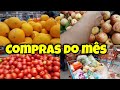 COMPRAS DO MÊS NO SUPERMERCADO