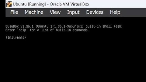 How To Fix Busybox Initramfs Error On Ubuntu In Hindi