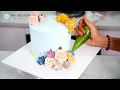 Amazing Cake Decorating Combined With Creating Tiger Shape | Bánh Trang Trí Hoa Kết Hợp Bơm Thú Nổi