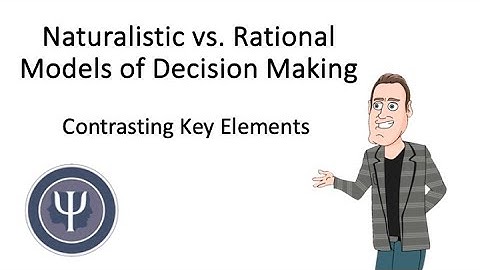 Naturalistic Decision Making (NDM): A Contrast to Economic Models