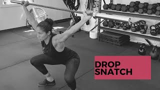 Drop Snatch | How to nail the snatch landing position