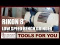 Rikon 8 Inch Professional Low Speed Bench Grinder Tool Video Rikon 8 Inch Professional Low Speed Bench Grinder Tool Video